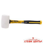 Чук гумен дръжка фибростъкло 340g бял Topmaster Professional - Image 2