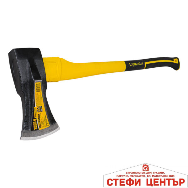 Брадва тип "клин" с дръжка от фибростъкло 3000g TMP