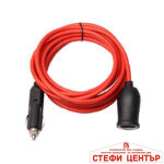 Разклонител за запалка с 1 гнездо - PG458 2м кабел 120W - Image 2