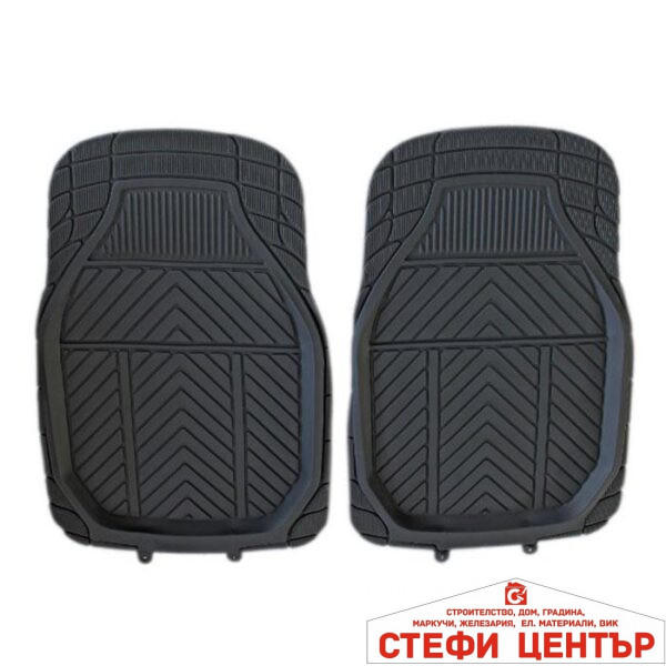 Гумени стелки универсални черни 1839-2 бр/к-т