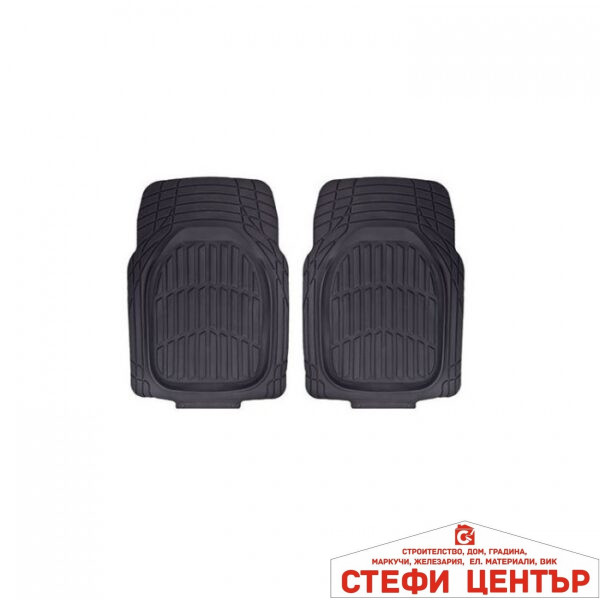 Гумени стелки универсални черни 1861-2бр/к-т
