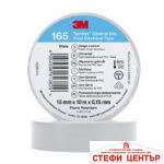 Изолирбанд 3M Темфлекс 165 15мм*10м Бял - Image 3