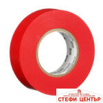 Изолирбанд 3M Темфлекс 165 15мм*10м Червен - Image 3