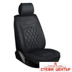 Калъф за седалка 1158 - 2 части Черно - Image 2
