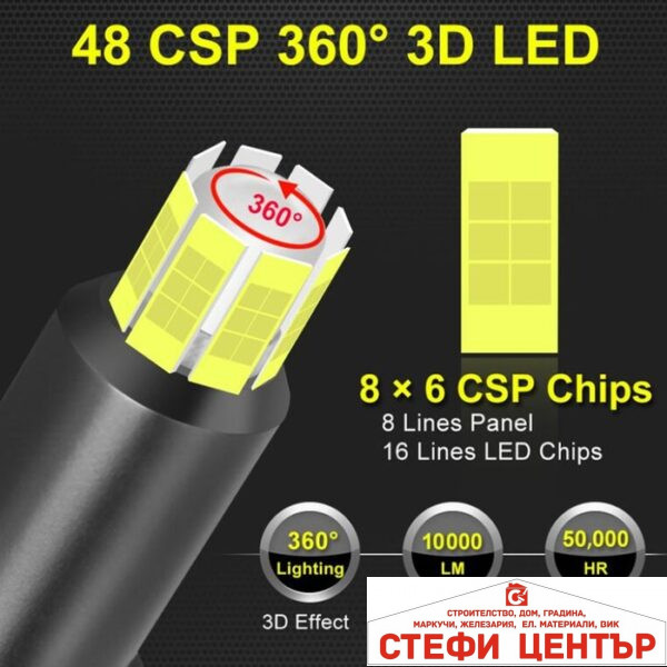 Крушки Диодни H7 100W - 12V