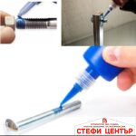 Лепило за болтове и гайки - Visbella 10мл Синьо - Image 2
