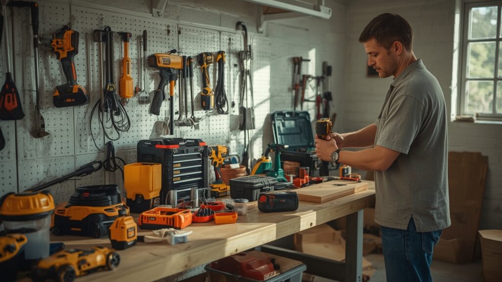 инструменти за дома на работен плот