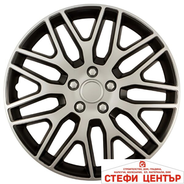 Тасове за джанти 15'' Versaco Dakar Silver/Black