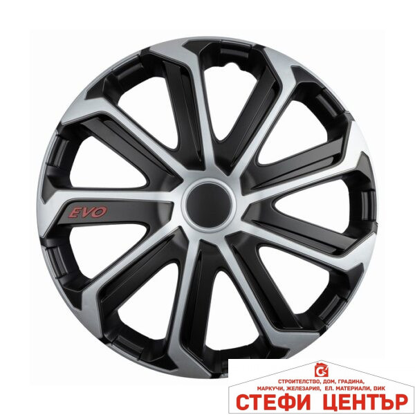 Тасове за джанти 15'' Versaco Evo Black/Silver